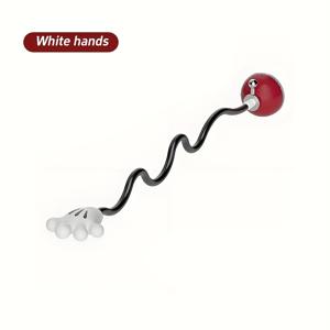 TEMU 롤러 세탁기 자동 잠금 지지대, 가정용 세탁기 문 개방 지지대, 롤러 세탁기 통풍 지지대 건조기, 흡착 컵 설치, 귀여운 손바닥, 구부릴 수 있는 모양