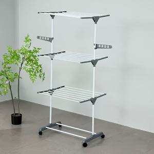TEMU 휴대용 다기능 수직 건조대, 수건 건조를 위한 3단 구조, 가정용 및 야외용으로 적합, 접이식 건조대|빨래건조대