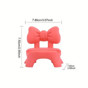 TEMU 1개 도파민 컬러 창의적인 스툴 휴대폰 거치대, 데스크탑 사무실 데스크 장식, 태블릿 지지 홀더, 사진 프레임 스탠드, ABS 소재, 휴대용, 귀여운 동물 디자인, 가정 사무실, 작업 공간 및 창의적인 작업 공간용, 작업 공간 액세서리 | Playfu