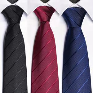 TEMU 3개 남성용 묶지 않는 지퍼 타이 세트, 원클릭 메커니즘으로 즉시 고정 (묶을 필요 없음) - 버건디, 네이비 블루, 블랙 색상으로 제공 - 비즈니스 행사, 결혼식, 면접, 직장 등에 적합하며 선물용으로 이상적입니다.