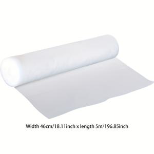 TEMU 1롤, 18.11*196.85인치 레인지 후드 오일 커버, 레인지 후드 필터 네트, 고온 주방 방화 필터 메모리진 부직포 먼지 후드, 레인지 후드 필터 교체, 주방후드필터, 후드필터 교체, 렝지후드필터, 주방방화, 주방후드, 후드필터 자석