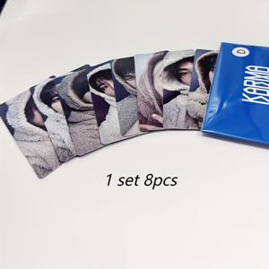 TEMU 8개 S-K 신곡 K/A/R/MA 로모 포토 카드 - 팬 컬렉션 선물 및 노트북 장식, 기념품, 팬 굿즈, 장식용 프린트, 패션 스티커, 광택 마감, 생동감 넘치는 컬러, 연인 및 다이어리 애호가를 위한