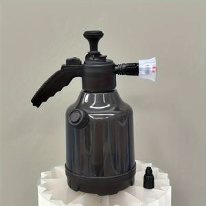 TEMU 3L 용량 수동 고압 세차 스프레이어 (노즐 2개 포함) - 내구성 좋은 PP 소재, 배터리 불필요, 세차, 식물 물주기 & 원예에 적합, 세차 장비, 인체공학적 손잡이