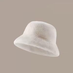 TEMU 따뜻하고 편안한 여성용 플러시 비니 - 가을 겨울용 솔리드 컬러 플러시 피셔맨 모자, 크리스마스, 할로윈, 추수감사절, 발렌타인데이, 새해 홈 선물