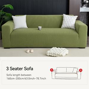 TEMU 1개 미니멀 스타일, 소파 커버, 세탁기 사용 가능, 반려동물 친화적, 높은 탄성, 탄성 밴드 디자인, 소파 보호, 홈 데코, 1인용, 2인용, 3인용, 4인용 및 세분화형 소파에 적합.|쇼파|소파|쇼파커버