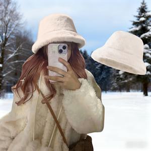 TEMU 1개 여성용 겨울 플러시 피셔맨 캡 - 신축성 있는 솔리드 컬러 / //네이비 - 가볍고 따뜻한 모자, 크리스마스, 야외 및 캐주얼 착용에 적합 - 세탁기 사용 가능 (드라이클리닝) -