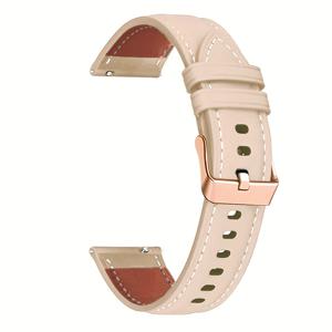 TEMU 18mm 및 20mm 사이즈의 합성 가죽 손목 밴드. Vivoactive 3S, 4S 등 다양한 Garmin 모델, Huawei Watch GT 시리즈, Samsung Galaxy Watch 시리즈, Xiaomi Amazfit 모델과 호환됩니다.