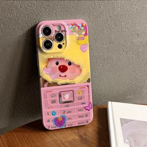 TEMU 휴대폰 케이스 - 빈티지 영화 스타일 디자인의 매력적인 만화 폰 커버. 카메라를 향상시키는 디자인으로 완벽한 보호를 제공합니다. 아이폰 16/15/14/13/12/11/7/8/6, 플러스/프로/프로 맥스 버전 포함에 적합합니다.