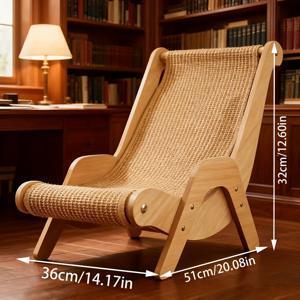 TEMU 고양이를 위한 특별 디자인, 새끼 고양이 액세서리, 고양이 라운지 체어, 대형 고양이 침대와 스크래칭 패드, 실내용 고양이 라운지 체어, 내구성 있는 스크래칭 패드와 편안한 고양이 가구, 스크래칭 패드가 있는 고양이 해먹, 편안한 펫 체어