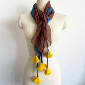 TEMU 여성 레트로 스타일 블랙 레이스 스카프, 레드 꽃 장식, 인스 트렌드에서 영감을 받음, 인공 꽃 장식.