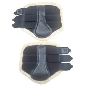 TEMU 드레세지 말 부츠, 트레이닝, 점프, 승마, 이벤트용 메쉬 안감 PU 가죽 우프 브러싱 부츠 - 통기성, 가벼움 및 충격 흡수 랩, 말 다리 랩, 사이즈: XL L M S