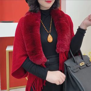 TEMU 1개 다용도 두꺼운 숄, 넉넉한 칼라로 가을, 겨울에 완벽하며 스타일리시한 프린지 스카프가 특징입니다.