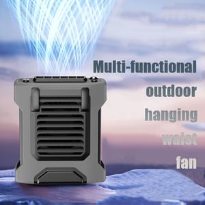 TEMU 휴대용 허리팬, 3-in-1 멀티기능 USB 충전식 선풍기, 홈 키친 오피스 데스크 팬, 강력한 바람과 목걸이/벨트 포함, 실내외 사용 가능, 친구 가족 선물, 어머니날 아버지날 크리스마스 선물