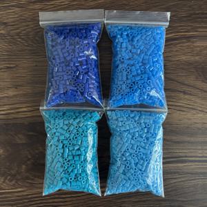TEMU DIY 수제 주얼리 만들기용 4개 세트 2000pcs 5mm 대형 구멍 퓨즈 비즈 - 창의적인 공예를 위한 멜팅 픽셀 퍼즐 비즈 - 주얼리 디자이너에게 완벽한