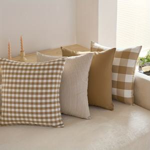 TEMU 플라이트 쿠션 커버 세트 (거실 소파, 침대 헤드보드, 사무실 베개용, 충전재 미포함, 4pcs)