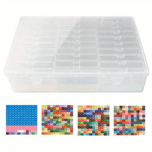 TEMU 30/27개 아트 비즈 보관 트레이 (뚜껑 포함), 페인팅 플라스틱 보관 상자 (스티커 & 아트 보관용), 비즈용 페인팅 액세서리, 완벽한 비즈 보관 세트