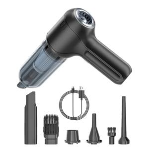 TEMU NRR 21000PA 무선 4in1 자동차 진공 청소기 100w 브러시리스 모터 - 2000*2mAh 배터리, 2단계 속도 조절, 60dB 저소음, USB 충전식 자동차 내부 청소용, 휴대용 무선 핸드헬드 가정용 청소기, 빠른 청소,차량 유지보수,컴팩트 디자인,효율적인 흡입,바쁜 전문가들