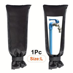 TEMU 야외 커버 | 정원 잔디밭 및 화재 방지 용 튼튼한 패브릭 슬리브, 안전 고정 스트랩이 있는 클래식 스타일, 겨울철용 범용 호환