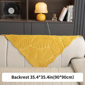 TEMU 1개 숏 플러시 소파 커버, 따뜻하고 두꺼운 사계절용 가구 보호 커버, 침실, 사무실, 거실 홈 데코, 등받이, 팔걸이, 베개 커버 제외