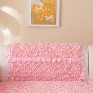 TEMU 1개 플러시 소파커버 - 두꺼운 보온성, 모던한 유럽풍 핑크 & 로즈그레이 페이스트리톤의 귀여운 Girly Design, 부드러운 플러쉬 원단, 1/2/3/4인용 & 사선형 소파에 완벽하게 맞춤, 세탁기 사용 가능한 거실/침실/오피스 수납장|쇼파