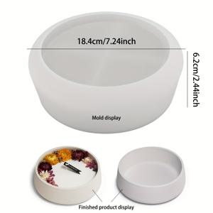 TEMU 클레이, 시멘트, 석고, 향기로운 양초 컵, 보관 볼, 보관 트레이, 향기로운 양초 용기, 실리콘 몰드.