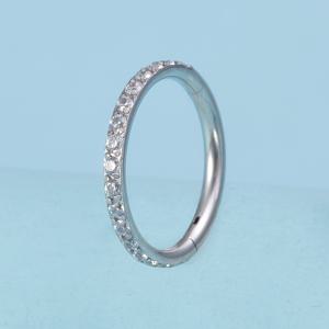 TEMU 1개 자이언트 자이렌시아 코 홀, 중간막 피어싱용, 힌지형 클릭 이어링, 립링, 트라구스, 헬릭스, 다이트용 연골 주얼리