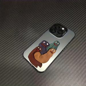 TEMU 아이폰15/15플러스/15프로/15프로맥스, 아이폰 14/14플러스/14프로/14프로맥스, 아이폰 13/13프로/13프로맥스, 아이폰 12/12프로/12프로맥스, 아이폰 11/11프로/11프로 맥스, 아이폰 7/8 플러스, 아이폰 XR/XS맥스용 창의적인 작은 점토 인형 폰 케이스