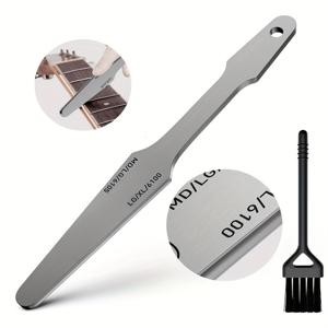 TEMU 양면 기타 프렛 파일 세트: 고탄소강 디자인, 와이어 브러시 포함 - 전원 필요 없음 - 금속 재질