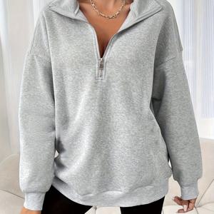 TEMU 유럽 및 미국 스타일의 세련된 스포츠 지퍼업 재킷