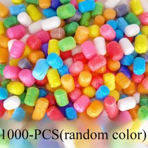 TEMU 1000개 매직 폼 크래프트 키트 - DIY 창의 미술 및 모델링 - 수제 폼 옥수수 알 프로젝트 - 상상력 자극 - 대량 랜덤 색상