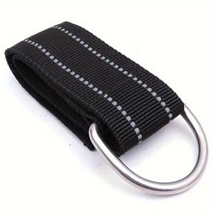 TEMU 나일론 웹빙 스쿠버 다이빙 손목 스트랩, 스테인리스 스틸 D-링 포함 - 조절 가능한 수중 스포츠 손목 밴드, 프리 다이빙, 카누 - 블랙 (1 팩)