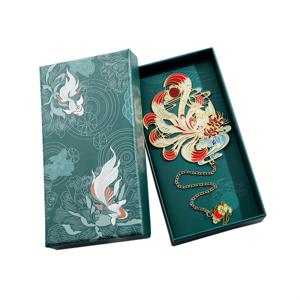 TEMU 구미호 금속 북마크 - 우아한 구리, 교사 & 책 애호가를 위한 완벽한 선물, 신화 속의 4마리 동물 선물 상자 포함, 크리스마스 & 스타킹 스터퍼에 이상적
