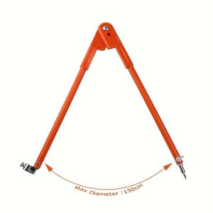 TEMU 전문가용 조절 가능한 목공 연필 나침반, 목공 및 드로잉용 대형 금속 라인 마킹 게이지와 분할기