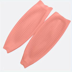 TEMU 재사용 가능한 방수 팔 보호대 한 쌍. 오일 방지 소재로 설거지, 청소 및 레스토랑 웍 슈트 제작에 적합합니다.|팔토시