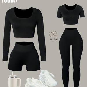 TEMU 스포츠 요가용 멀티피스 세트