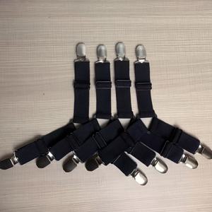 TEMU 매트리스용 4장 세트 패스트너 침대 시트 스트랩 - 조절 가능한 탄성 패스트너와 금속 클립, 고정된 침구 홀더 유지, 쉬운 설치 매트리스 서스펜더, 단단한 액세서리