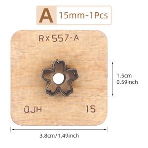 TEMU 1pc 체리블로섬 금속 절단 다이 DIY 가죽 공예 - 세련된 꽃무늬 스탬핑 도구 핸드백 꽃잎 및 무늬, 내구성 있는 코크 및 나무 복합 재료, 창의적인 가죽 공예, 가죽 공예 액세서리에 적합합니다.