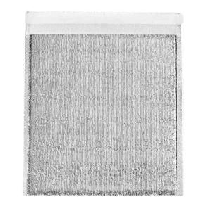 TEMU 50개 보온 피자 배달 가방 - 은색 호일, 뜨거운 & 차가운 식품용 일회용 알루미늄 캐리어