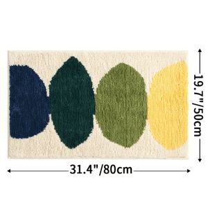 TEMU 1개 욕실 러그 플러피 매트, 초극세사 흡수력 좋은 욕실 매트, 미끄럼 방지 편안한 욕실 바닥용 매트, 싱크대, 욕조, 샤워실용|수건|샤워타올|샤워커튼