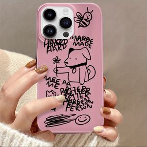 TEMU 아이폰 모델 16, 15, 14, 13, 12, 11, 7, 8, 플러스, 프로, 프로맥스, 미니, XMAX, XR, X, XS, S2, SE3와 호환되는 아름다운 및 예술적인 만화 디자인 폰 커버, 충격 방지 기능이 있는 강력한 쉘에 생생한 패턴이 있습니다.