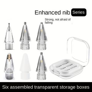 TEMU 새롭게 업그레이드된 투명 펜 팁은 Apple Pencil 1세대, 2세대 및 3세대 팁, Pro 정전식 펜 팁과 호환됩니다. 조용한 필기, 드로잉 및 게임을 위해 설계되었으며 E를 위한 금속 팁을 대체할 수 있습니다.