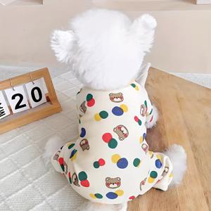 TEMU 만화 패턴의 바운더리 엣지와 4개의 다리 한복