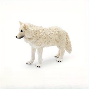 TEMU 미니어처 레진 북극 늑대 피규어 시뮬레이션 미니 야생 동물 늑대 모델 장식품 키트 액세서리 랜드스케이프, 예술 장식 창의적인 공예 홈 데코 선물