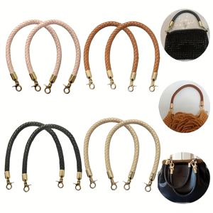 TEMU 8개 세트 스프링 버클 웨이브 합성가죽 핸드백 스트랩 - DIY 핸드백, 비치백, 지갑 만들기 액세서리