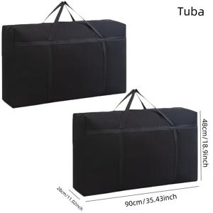 TEMU 튼튼하고 넉넉한 크기의 이사 가방 2개 세트. 옷, 용품, 상자 운반에 적합하며 지퍼와 손잡이가 특징이며 보관 및 캠핑 용품으로 완벽합니다.