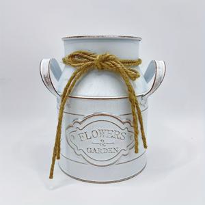 TEMU 1개 시편 레인 SY 빈티지 팜하우스 메탈 피처 화병 - 러스틱 트윈 장식, 민트 그린/파스텔 블루/라벤더 퍼플 - 식탁 센터피스, 거실 주방 결혼식 홈 , 전기 불필요, 수제 느낌의 기하학 패턴, 인테리어 디자인용