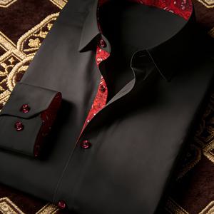 TEMU <2025 남성 셔츠 추천, 정교한 장인 정신> 남성용 패션드레스워크 봄가을 올드머니 스타일 사업가 긴팔버튼 -캐주얼웨어 주름방지 빠른건조비침투하지 않는 원단부드러운질감클래식칼라디자인출퇴근-사업파티거리복고품격있는재료오피스전문직