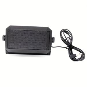 TEMU YINITONE KES-3 3.5mm 잭이 있는 자동차 스피커, CB 및 양방향 라디오용 컴팩트 앰프, 내구성 있는 메탈 메쉬 그릴, 방수 기능 없음, 9.84ft 케이블 포함, 블랙, 라디오 앰프 | 휴대용 오디오 장치 | 견고한 구조, 미니 무선 스피커