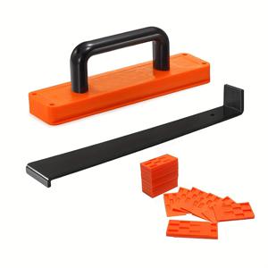 TEMU 22피스 목재 바닥 설치 도구 세트 (핸들 노킹 블록, 리턴 훅, 20 개의 심, 범용 바닥 키트 포함)