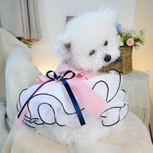 TEMU 요키, 몰타, 비콘 프리스, 포메라니안, 푸들 개아용 피트 드레스 - 니트 소재, 폴리에스터, 프레스 버클, 소형 품종 추천